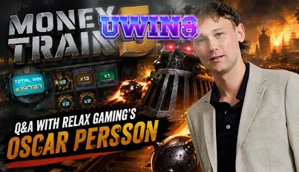 Money Train 5 slot machine interface with dynamic train tracks and character symbols